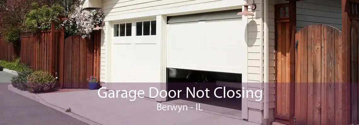 Garage Door Not Closing Berwyn - IL